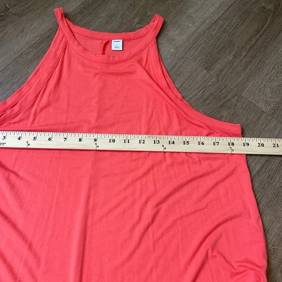 Old Navy Bundle Of 2 Jersey Knit Dresses ~ Teal & Coral ~ Women’s Size Large - Picture 16 of 16